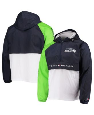 Men's Tommy Hilfiger College Navy, Neon Green Seattle Seahawks