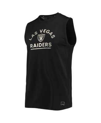Men's Black Las Vegas Raiders Rebound Tank Top
