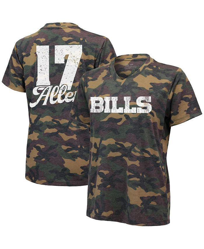 Industry Rag Women's Josh Allen Camo Buffalo Bills Name and Number V-Neck T- shirt - Macy's