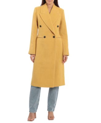 Yellow Wool \u0026 Wool Blend Women's Coats 
