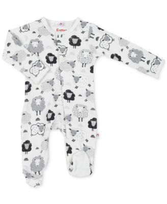 EASY = MAGNETIC CLOSE - Baby Neutral Magnetic Footie Coverall
