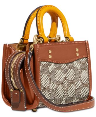 COACH Signature Textile Jacquard Micro Rogue