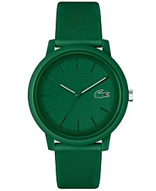 Men's 12.12 Green Silicone Strap Watch 42mm