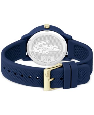 Women's L.12.12 Navy Silicone Strap Watch 36mm