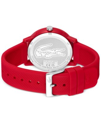 Men's L.12.12 Red Silicone Strap Watch 42mm
