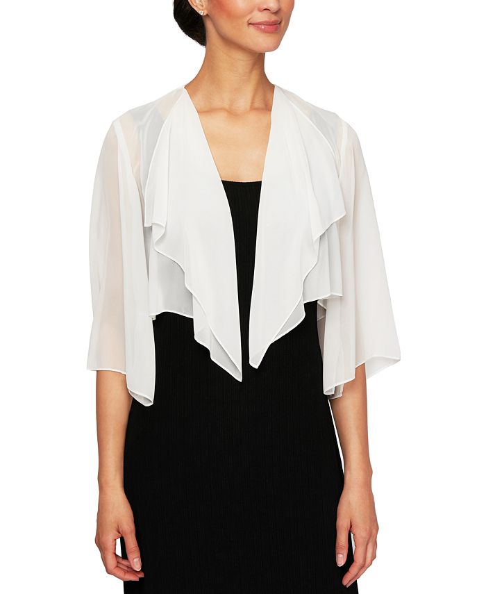 alex evenings chiffon cover up