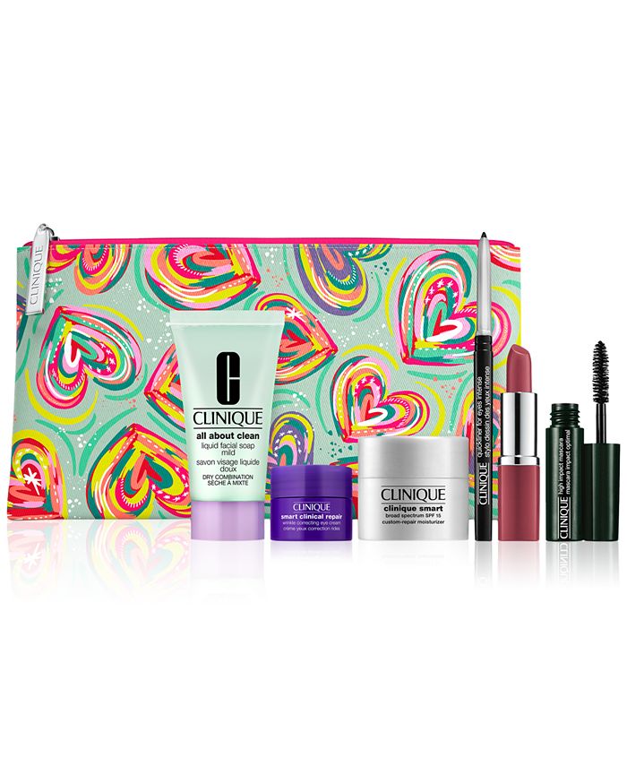 Het pad terugtrekken verontreiniging Clinique Choose a FREE 7-Pc. gift with any $35 Clinique purchase. (Up to a  $108 value!) & Reviews - Free Gifts with Purchase - Beauty - Macy's