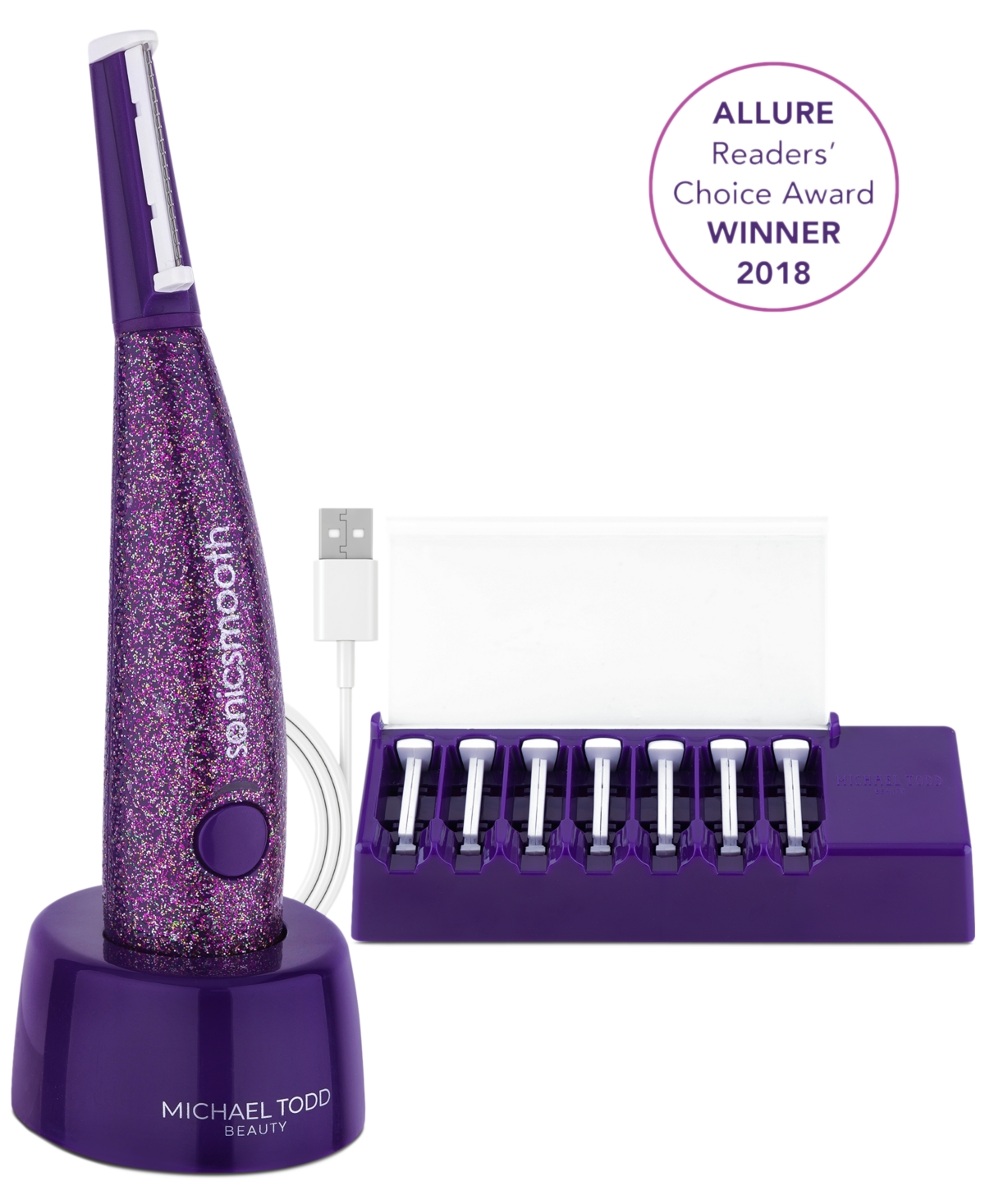 Michael Todd Beauty Limited Edition 6-Pc. Sonicsmooth Sonic Dermaplaning Set, Macy's Exclusive