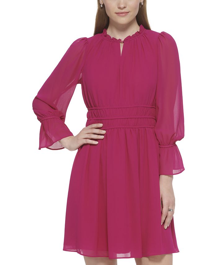 Vince camuto chiffon dress hotsell