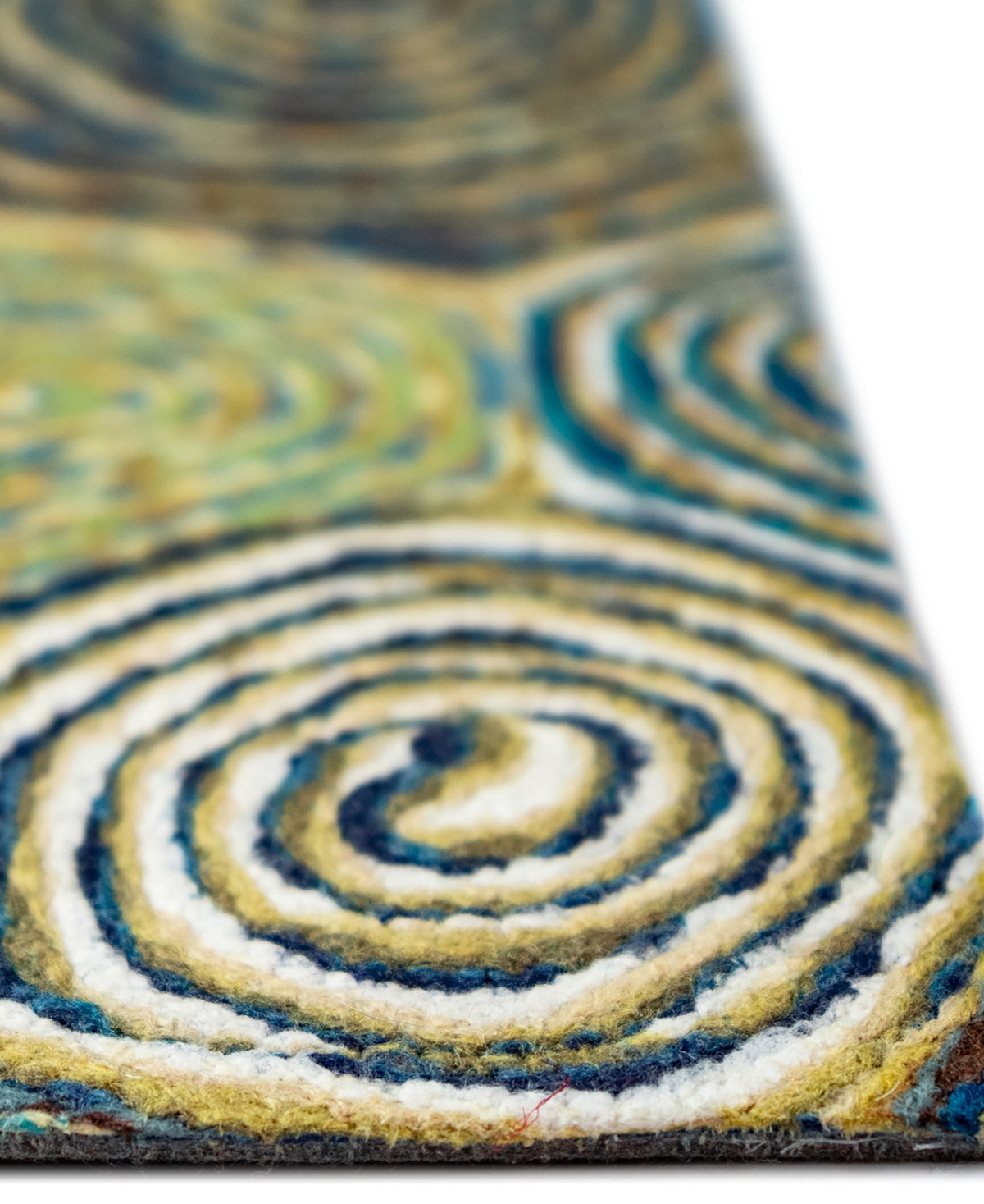 Liora Manne' Visions Iii Giant Swirls Outdoor Area Rug - Blue