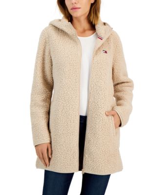 Hooded Sherpa Car Coat 