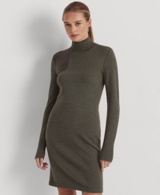 Lauren Ralph Lauren Petite Turtleneck Sweater Dress Macy s