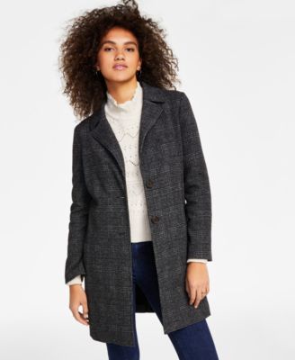 Black Tape - Women's Long Sleeve Oversized Tweed Blazer