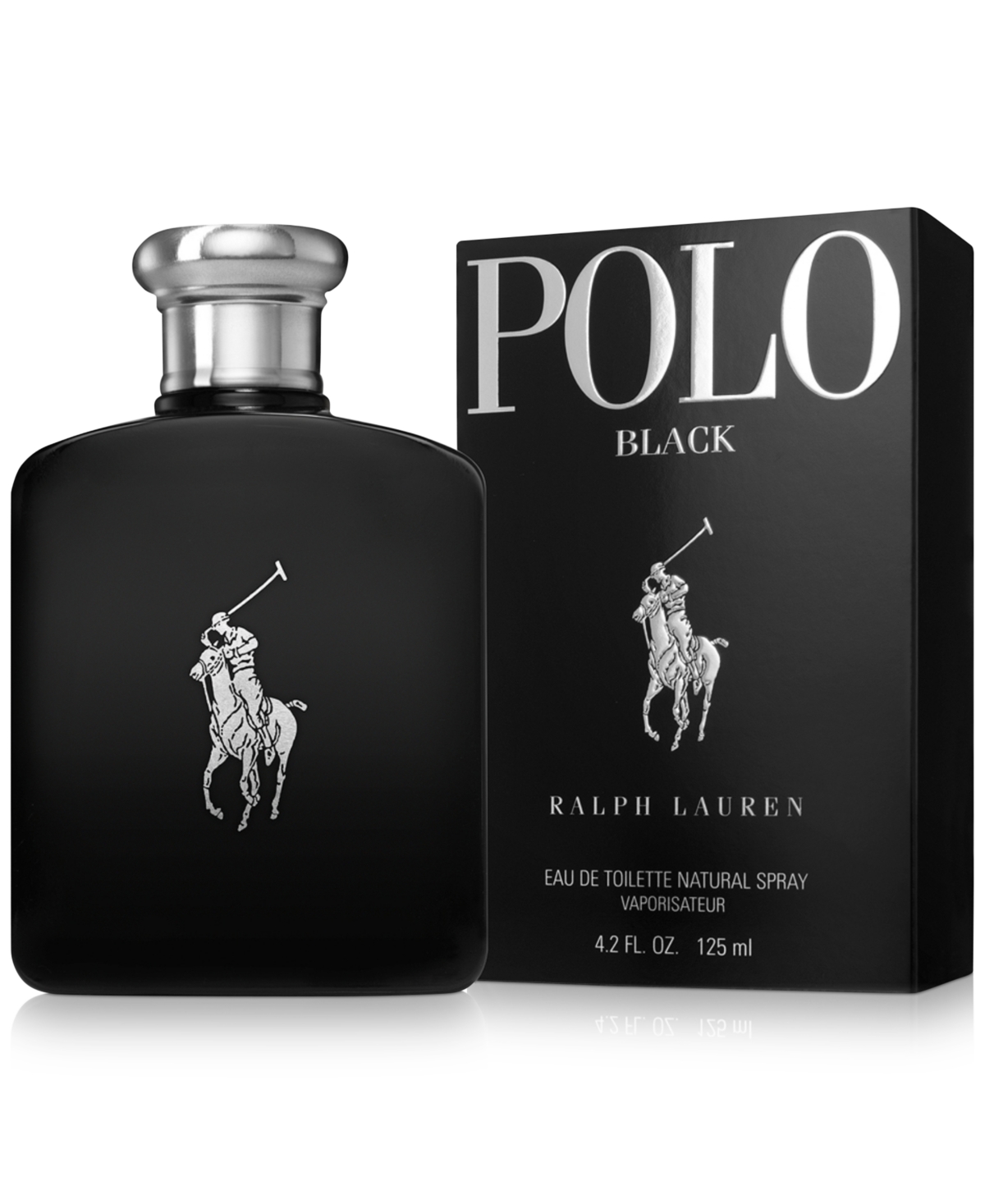 Shop Ralph Lauren Men's Polo Black Eau De Toilette Spray, 4.2 Oz. In No Color