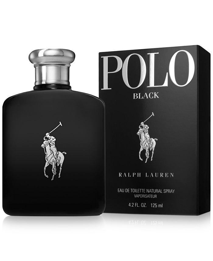 Ralph Lauren Men's Polo Black Eau de Toilette Spray, 4.2 oz. Macy's