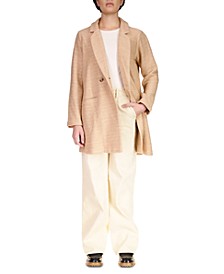 Women's Carleton Button-Front Long-Sleeve Coat
