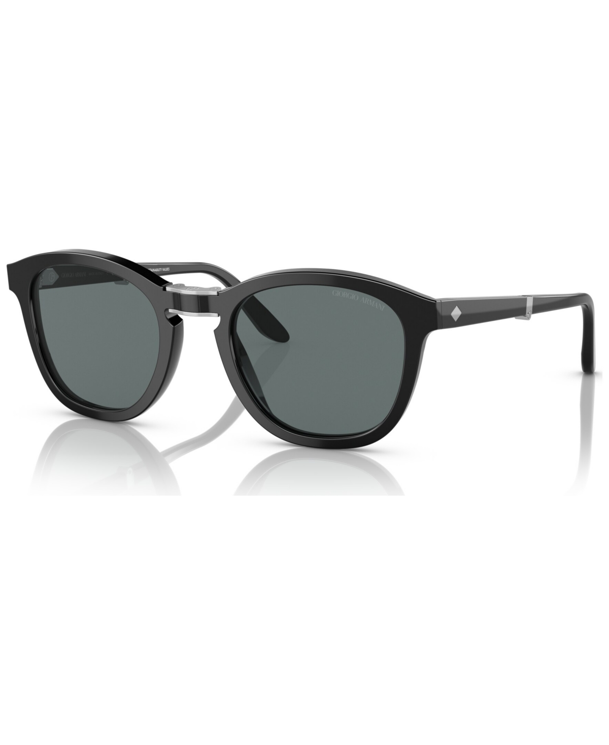 Giorgio Armani Men's Polarized Sunglasses, Ar817051 In Black