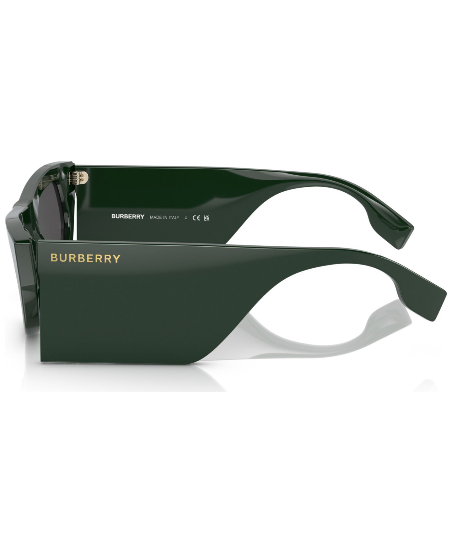 Женские солнцезащитные очки Burberry Palmer, BE4385, цвет: Зелёный — фото 3