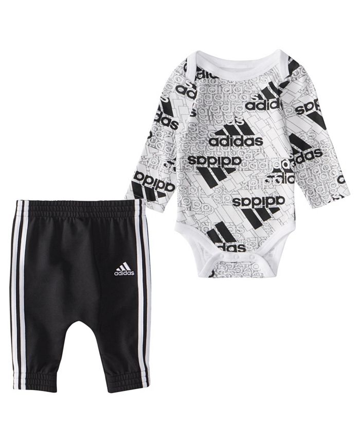 adidas Baby Boys or Baby Girls Logo and Jogger, 2 Piece Set - Macy's