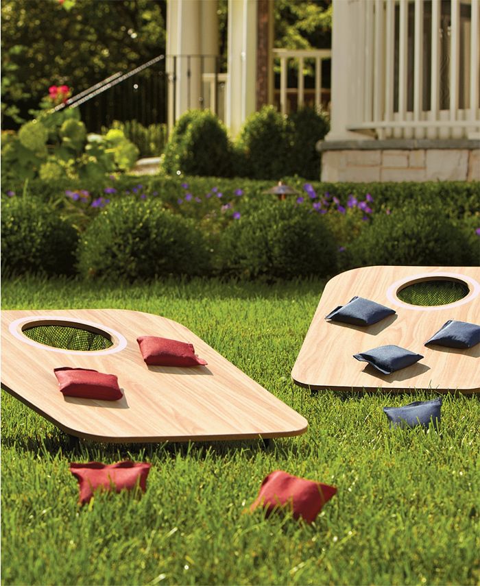 Hammer + Axe Wood Bean Bag Corn Hole Game Set, 19 Piece & Reviews