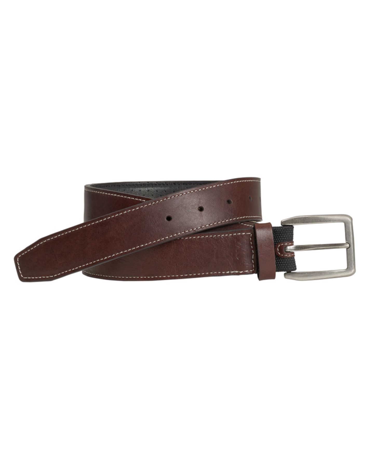 Мужской ремень Johnston & Murphy XC4 Sport Casual Belt, цвет: Красное дерево — фото 1