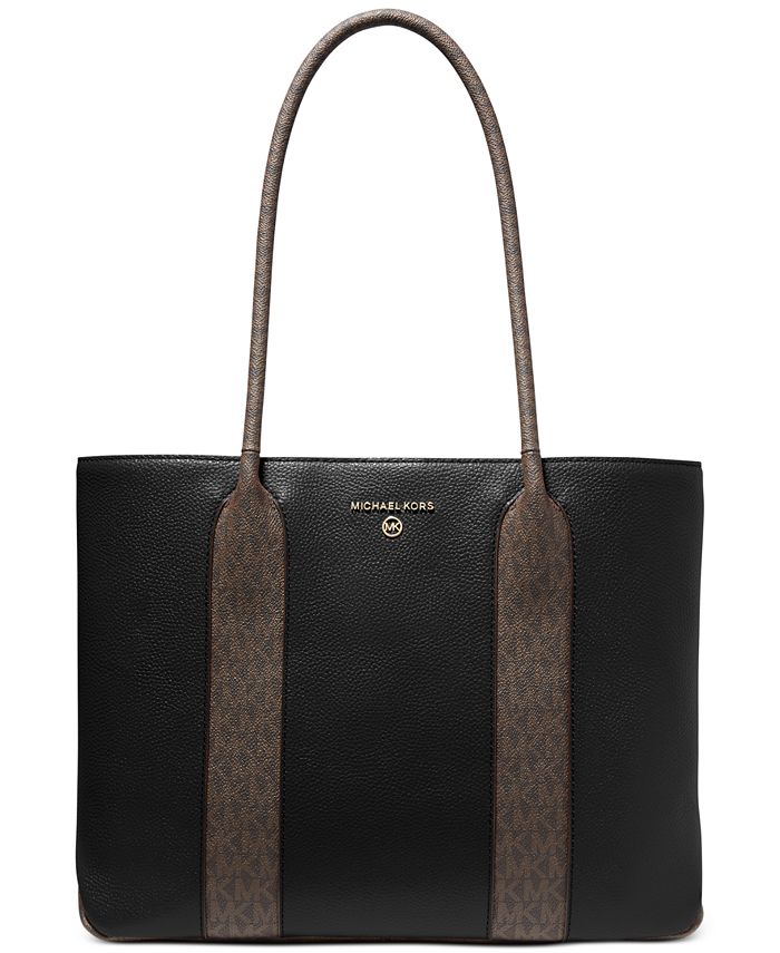 Michael Kors Signature Austin Large Leather Tote Bag & Reviews - Handbags &  Accessories - Macy's