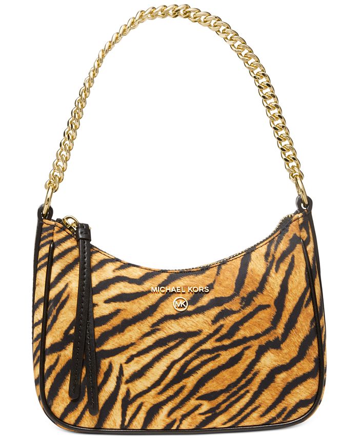 Michael Kors Animal Print Jet Set Charm Chain Pouchette Shoulder Bag &  Reviews - Handbags & Accessories - Macy's