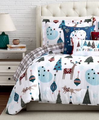 Winter Wonderland Reversible 6-Pc. Comforter Set, Twin