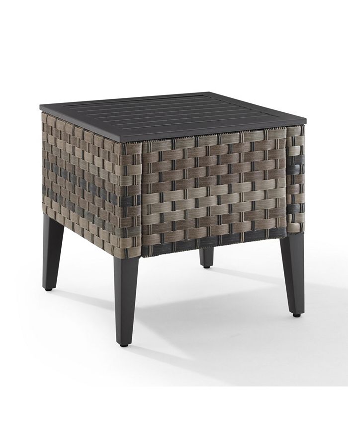 Crosley Prescott Outdoor Wicker Side Table Macy's