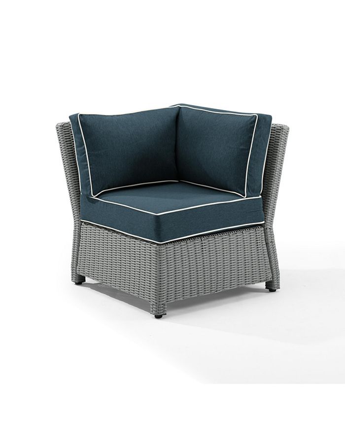 Crosley Bradenton Outdoor Wicker Sectional Corner Chair Macy's