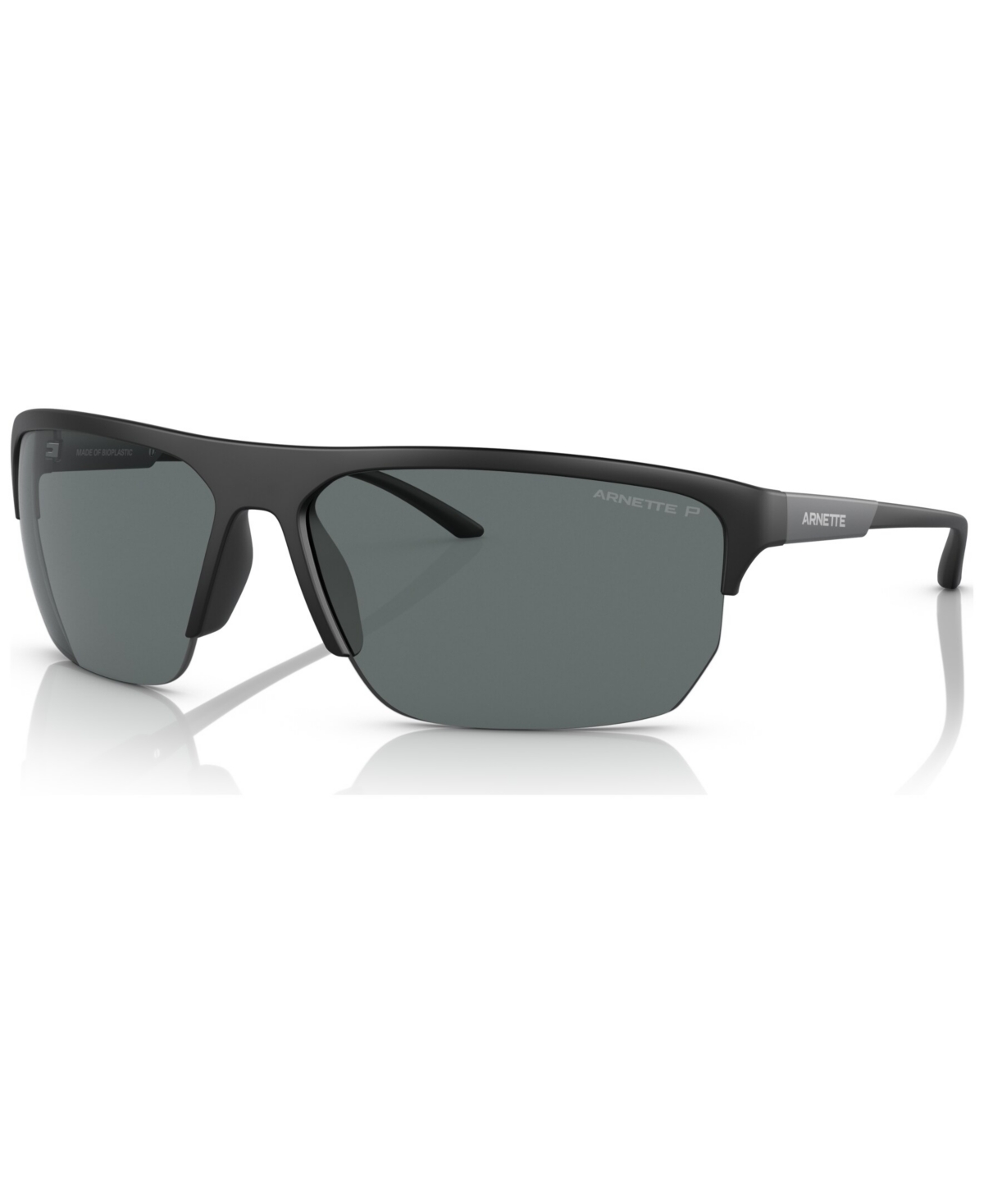 Unisex Polarized Sunglasses, AN4308 - Matte Black Gray