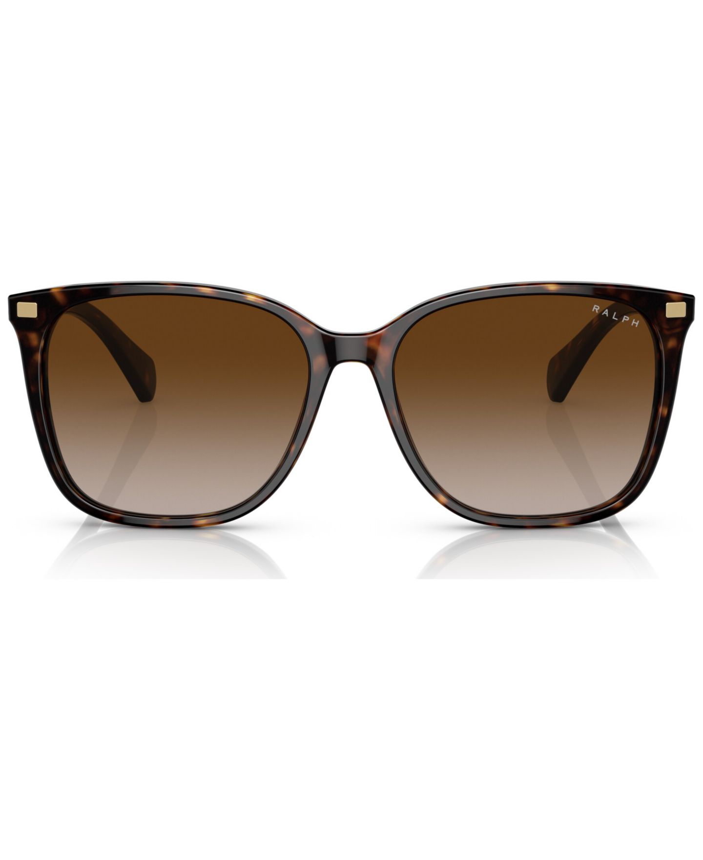 Женские солнцезащитные очки Ralph by Ralph Lauren Sunglasses, RA529356-Y, цвет: Блестящий тёмный гавана — фото 2