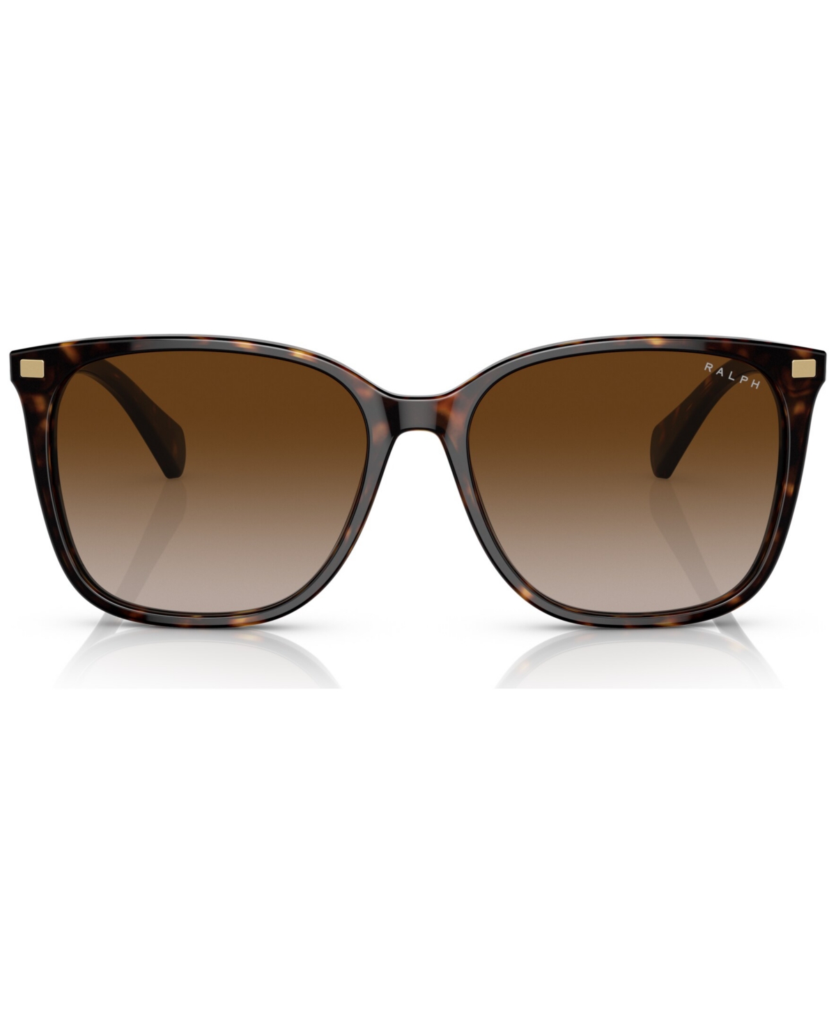 Shop Ralph By Ralph Lauren Women's Sunglasses, Ra529356-y In Shiny Dark Havana