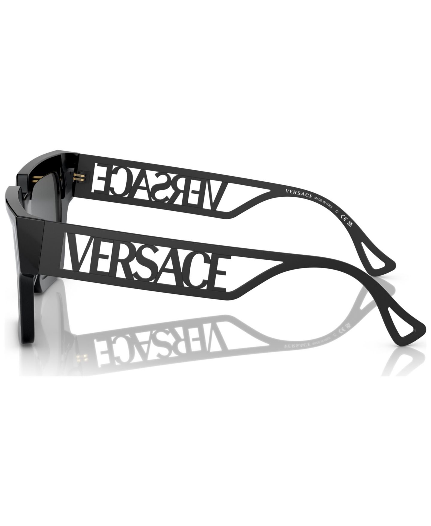 Женские солнцезащитные очки Versace Sunglasses, VE4431, цвет: Чёрный — фото 3