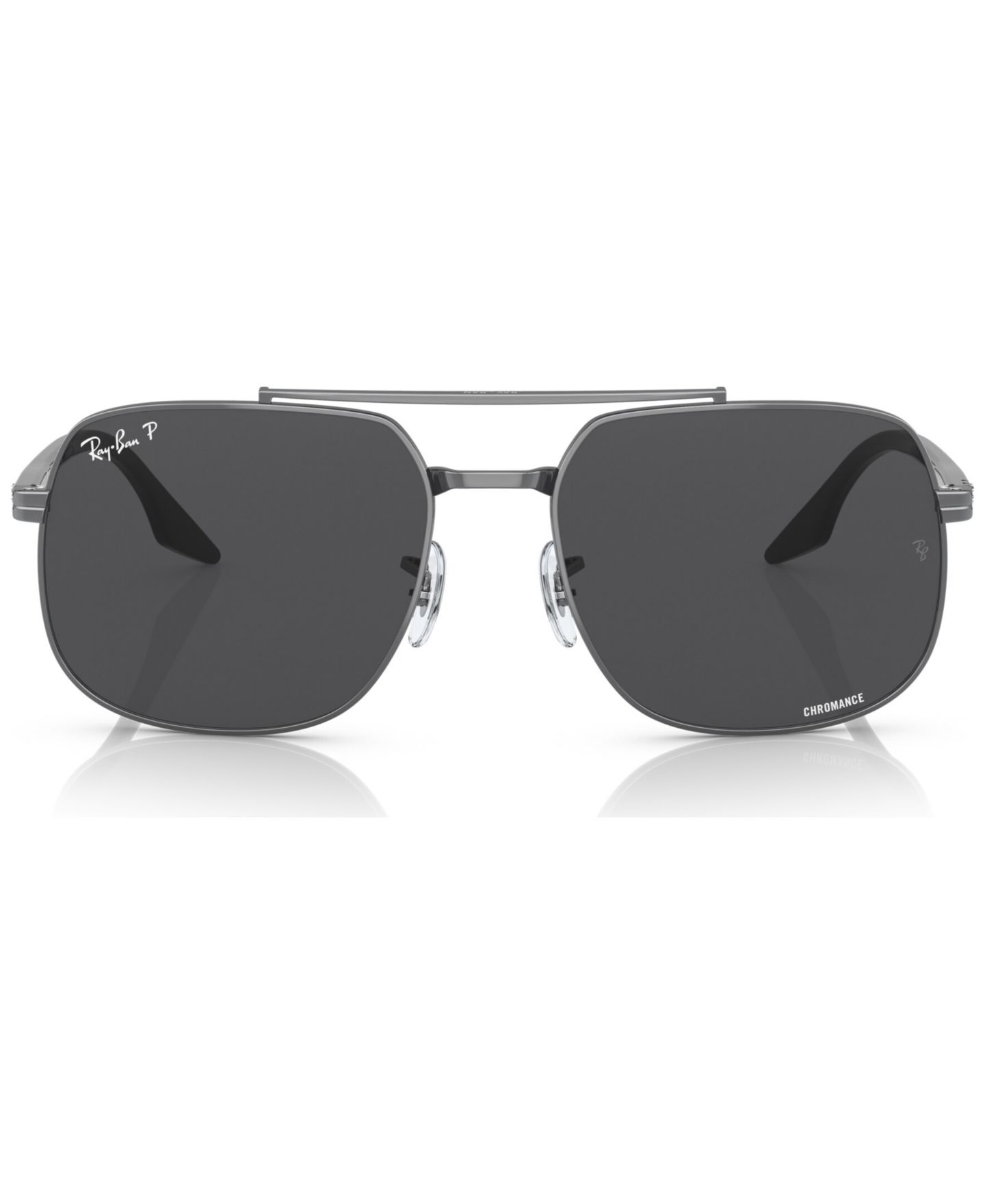 Солнцезащитные очки Ray-Ban Unisex Polarized Sunglasses, RB3699, цвет: Графитовый металлик — фото 2