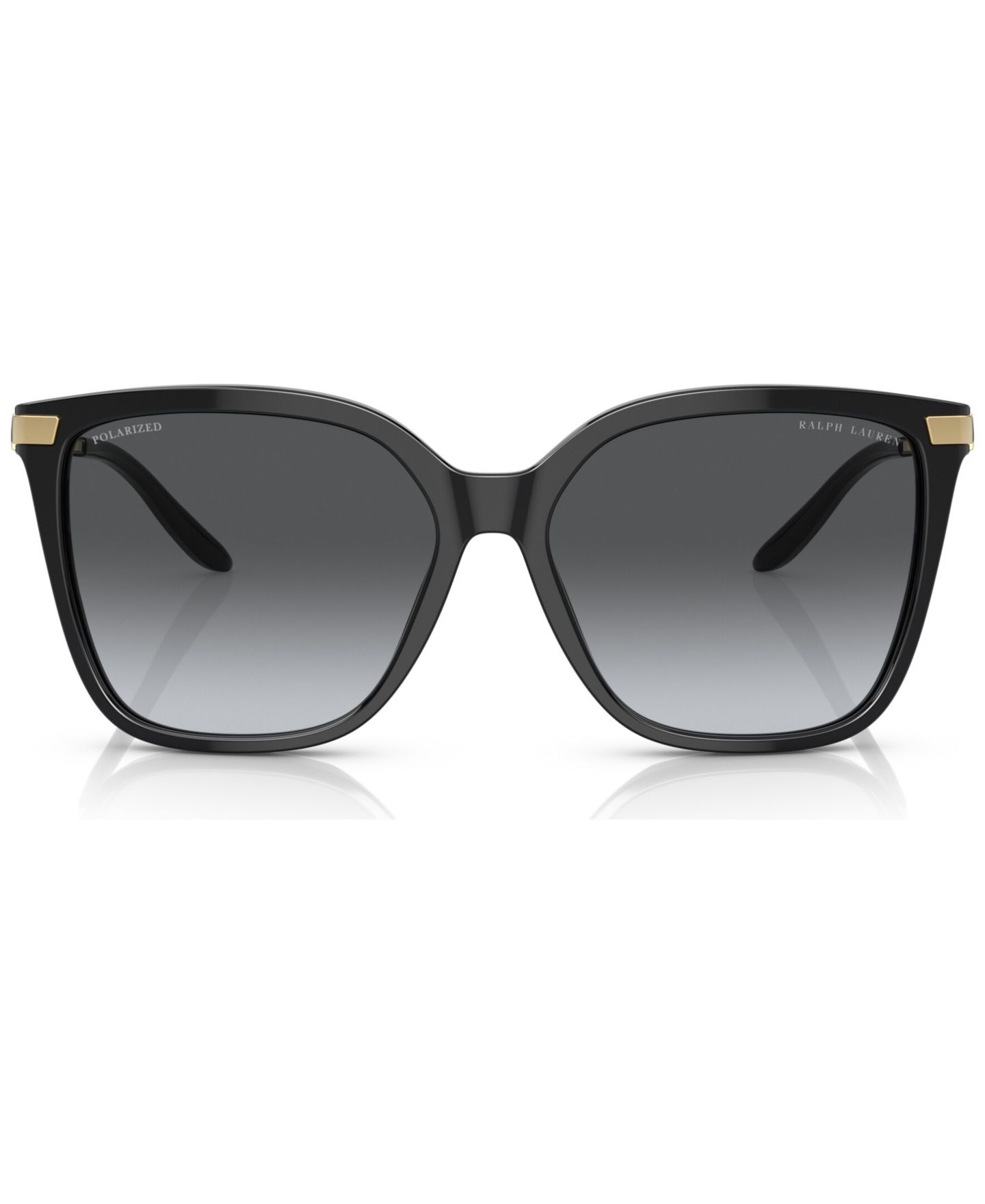 Женские солнцезащитные очки Ralph Lauren Polarized, RL820957-YP, цвет: Блестящий чёрный — фото 2