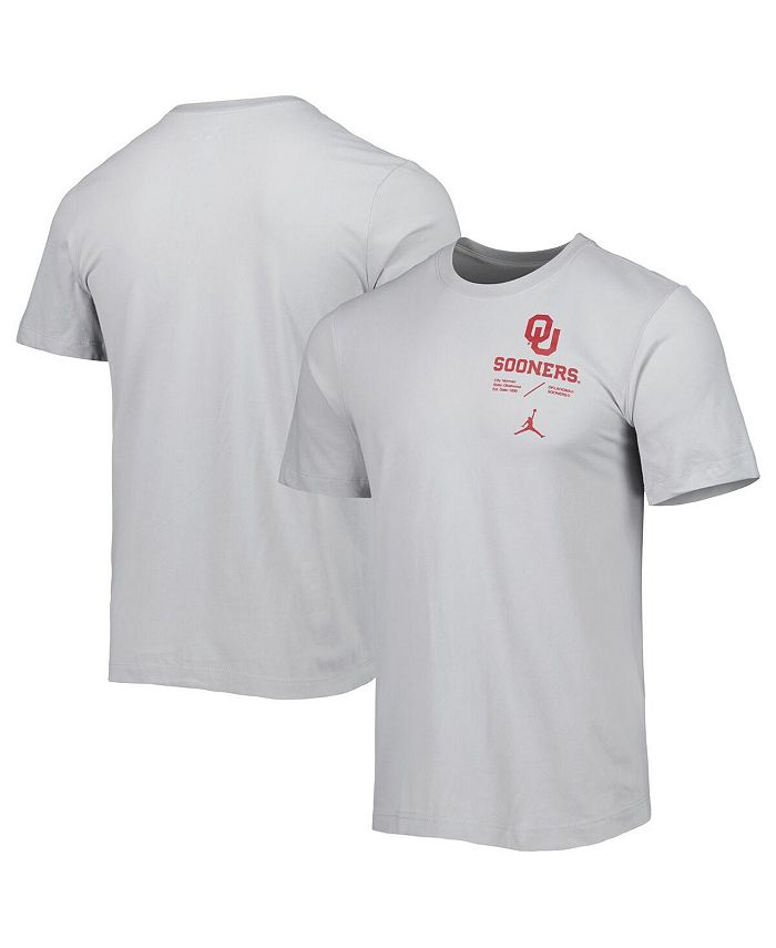 Oklahoma sooners jordan best sale shirt