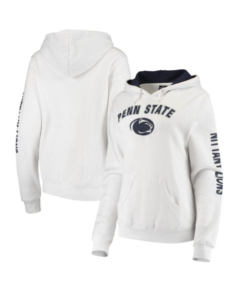 Женское худи Colosseum Penn State Nittany Lions Loud and Proud Pullover, цвет: Белый