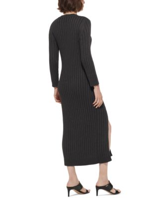 Calvin Klein Ribbed-Knit Midi Sweater 