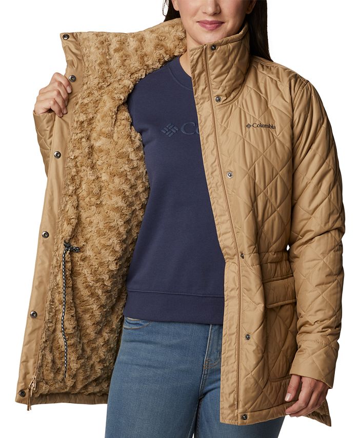 Columbia Women's Copper Crest Novelty Quilted Puffer Coat & Reviews