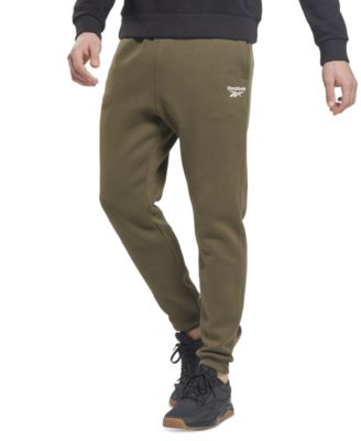 Reebok - Men's Identity Classic Fleece Drawstring-Waist Logo Jogger Pants