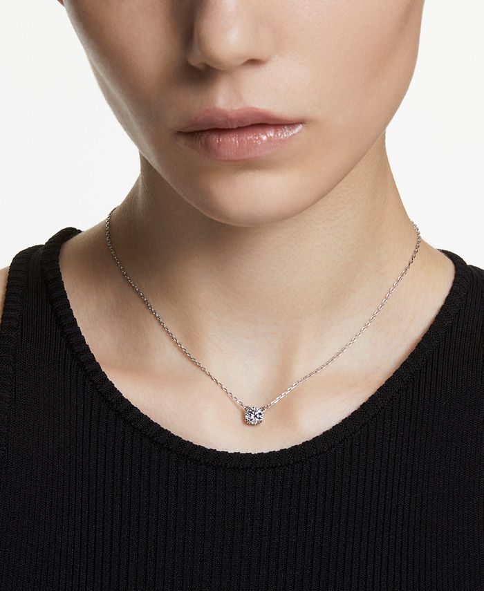 Constella Crystal Pendant Necklace Silver main image 0