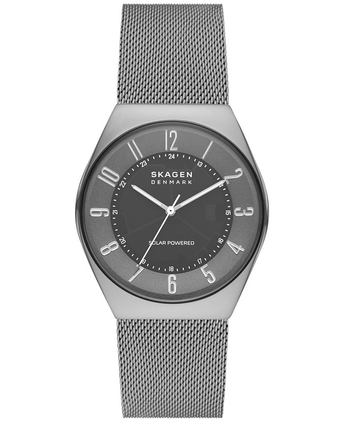 Macys skagen men's watch discount