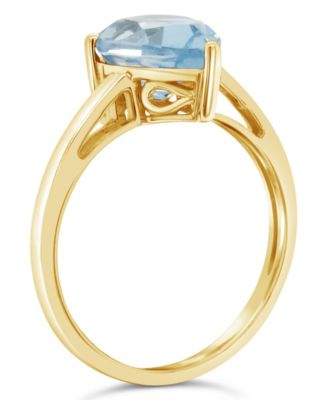 Sky Blue Topaz (3-5/8 ct. t.w.) Ring in 14K Yellow Gold