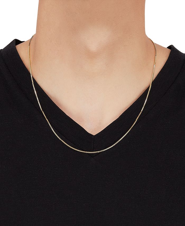 Macy's Box Link 20" Chain Necklace in 14k Gold Macy's
