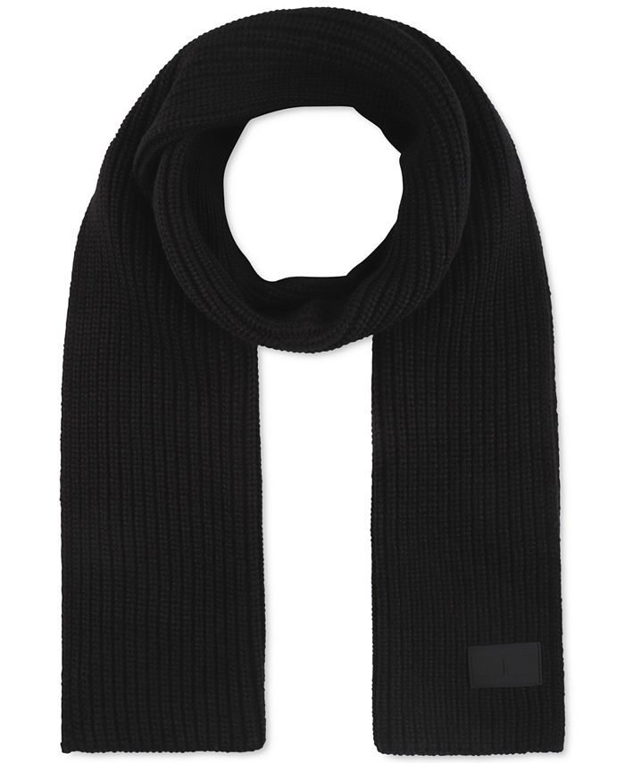 Tommy Hilfiger Men's Shaker Scarf with Ghost Patch - Macy's