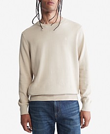 Men's Solid Supima Crewneck Sweater 