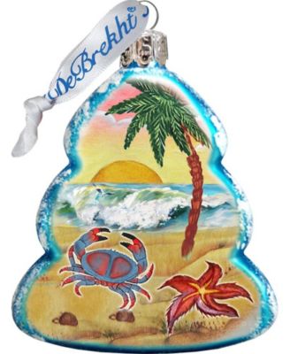 Fun At the Beach Mercury Holiday Ornaments, Set of 3