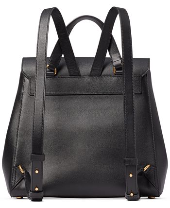 Kate Spade New York Katy Textured Leather Medium Flap Backpack