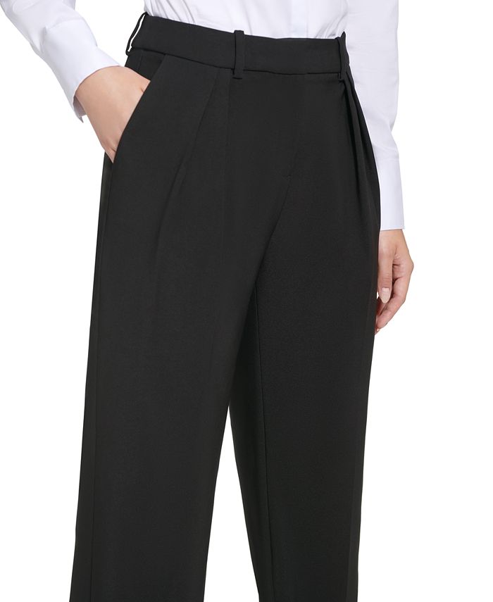 Calvin Klein Women's Wide Leg Pants Black Size 12